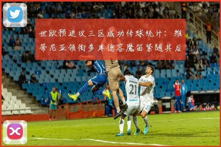 世欧预进攻三区成功传球统计：维蒂尼亚领衔多库德容魔笛紧随其后